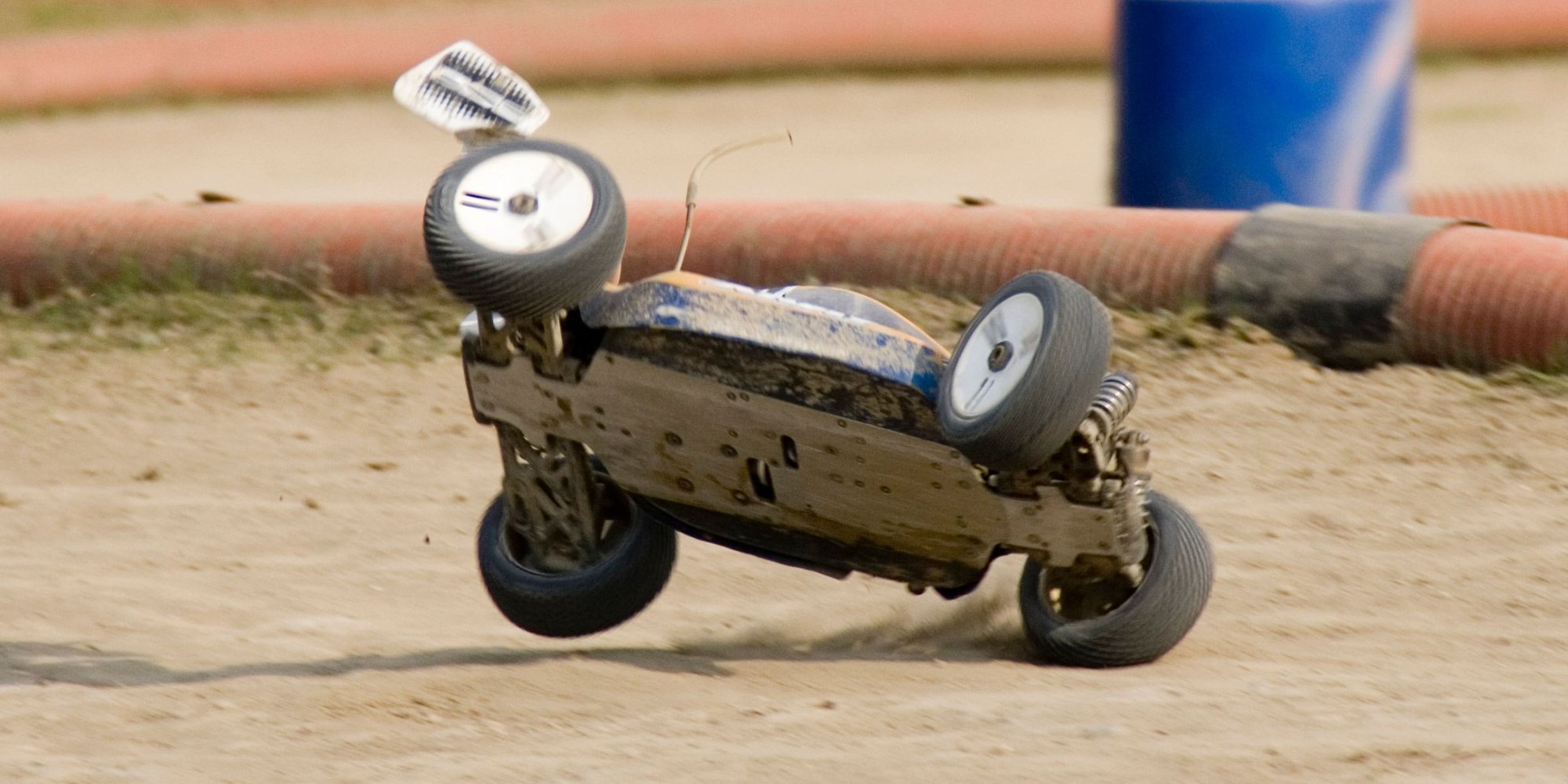 RC buggy after a hard run